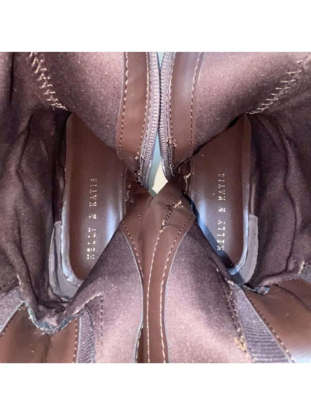 Kelly & Katie Women’s Brown Man-Made Tall Riding Boots Size 7.5
